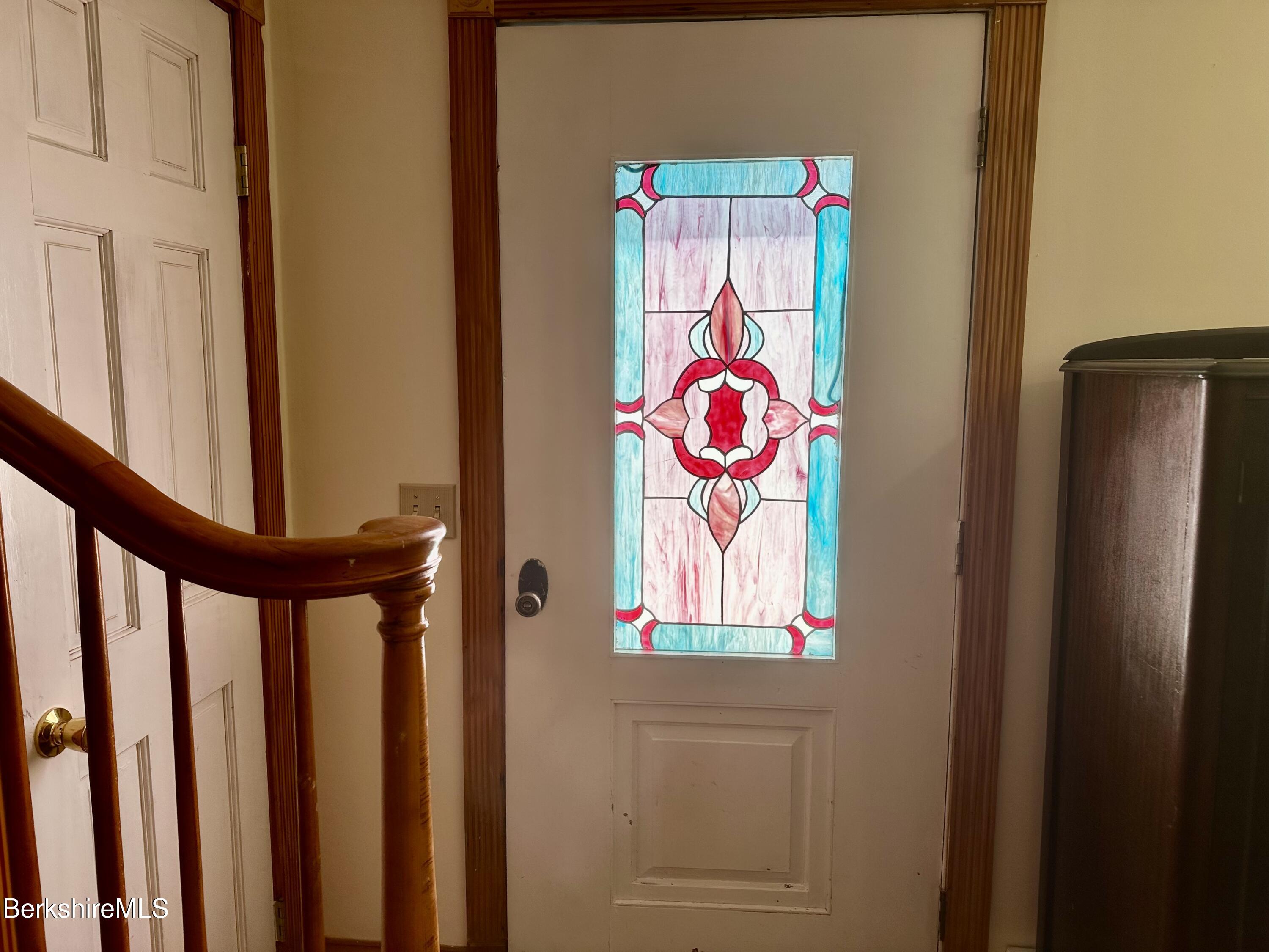 1689 East Windsor Road Windsor, MA 01270 - Photo 27 of 57 One of a kind stained glass door