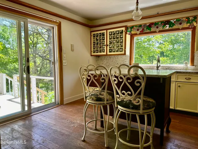 a lake view with houses