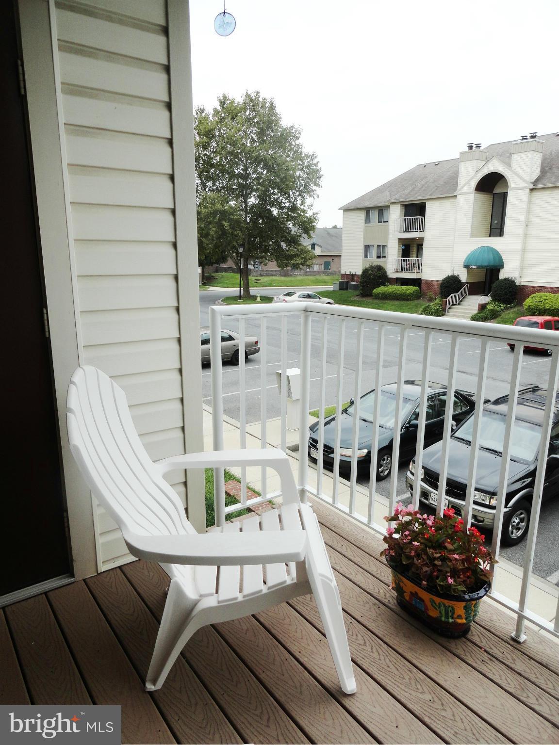 2106 Whitehall Road, Unit 1D Frederick, MD 21702 - Photo 22 of 24 Deck off Living Room