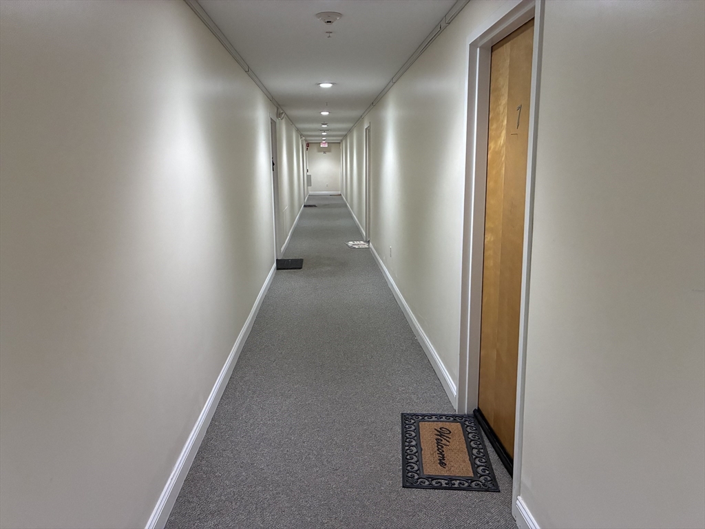 25 Alpine Street, Unit 7 Boston, MA 02136 - Photo 4 of 16 a view of a hallway with windows