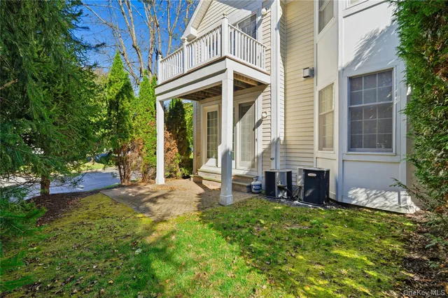 a small garden in the corners of a house