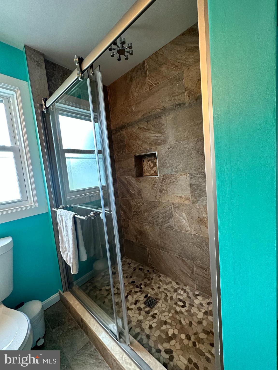 7517 B Street Chesapeake Beach, MD 20732 - Photo 63 of 78 a bathroom with a toilet and a shower