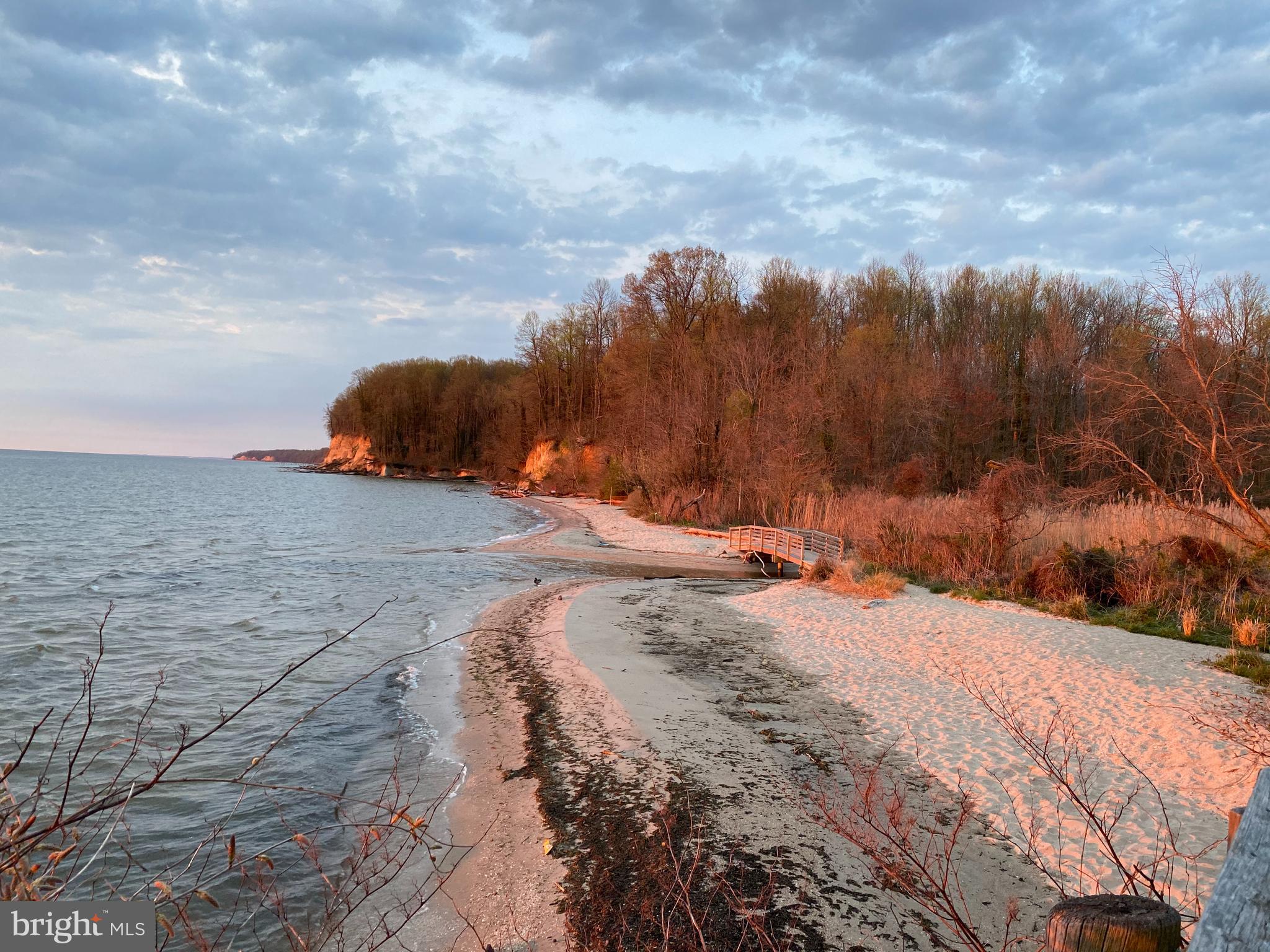 7517 B Street Chesapeake Beach, MD 20732 - Photo 8 of 78 a view of snow on the side of a road