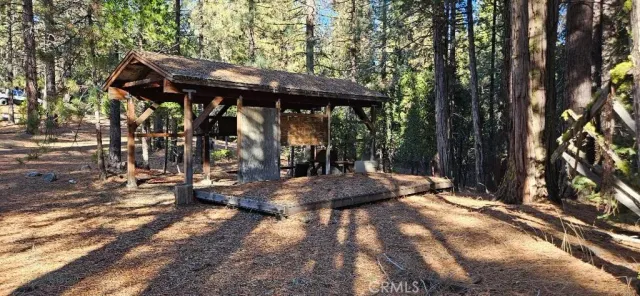 a view of outdoor space and deck
