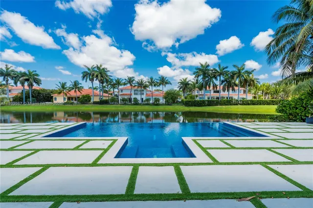 a view of an outdoor space and basketball court