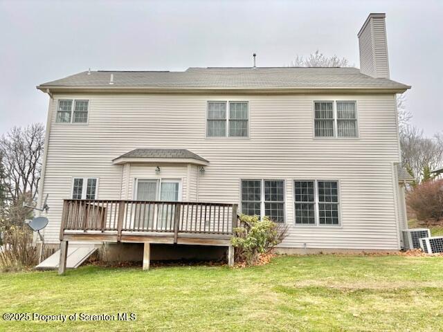 400 Fairview Road Clarks Green, PA 18411 - Photo 31 of 32 a view of a house with a yard and deck