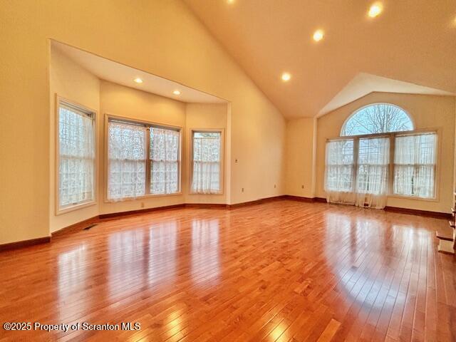 400 Fairview Road Clarks Green, PA 18411 - Photo 10 of 32 a view of an empty room with window and wooden floor