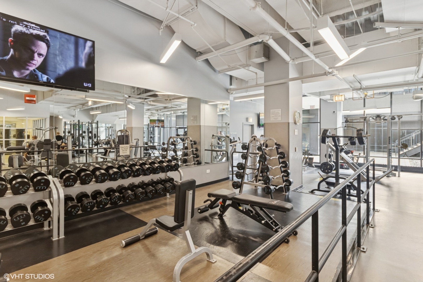 Undisclosed Address Chicago, IL 60601 - Photo 23 of 25 a view of a room with gym equipment