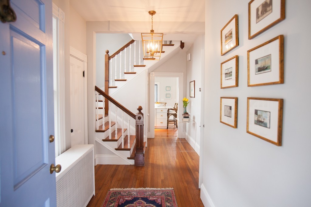 41 Forest Street Wellesley, MA 02481 - Photo 3 of 23 a view of entryway and hall with wooden floor