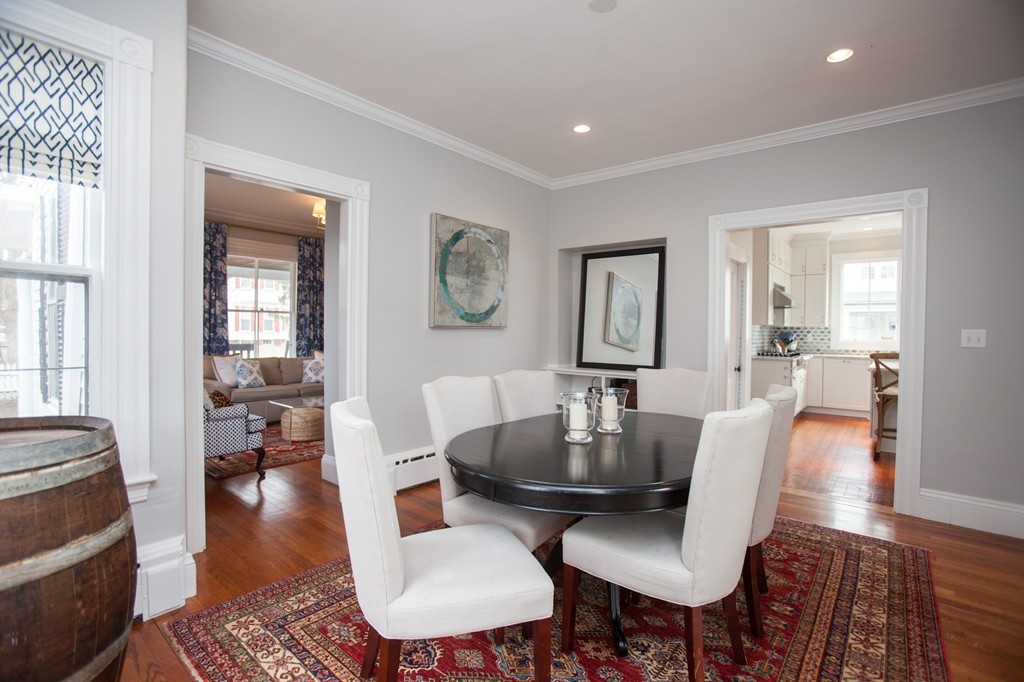 41 Forest Street Wellesley, MA 02481 - Photo 6 of 23 a view of a dining room with furniture and wooden floor