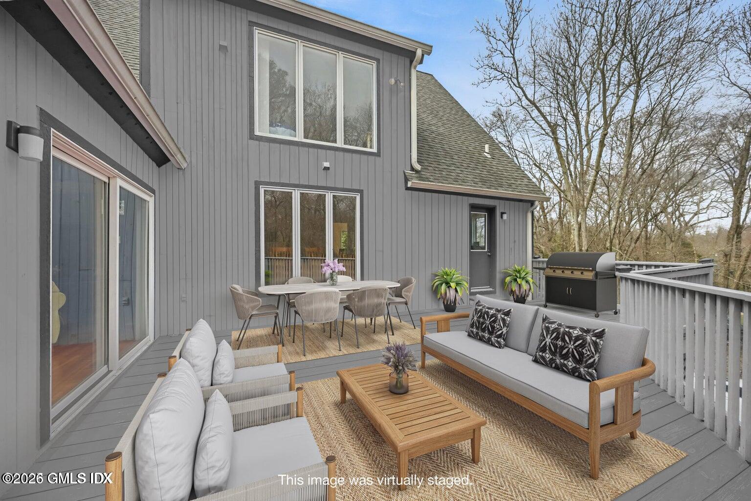 681 River Road Cos Cob, CT 06807 - Photo 45 of 50 Virtually Staged Backyard Paul 11