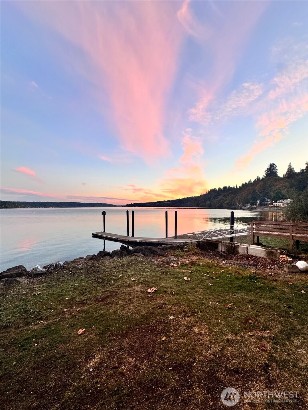 14444 Crescent Valley Road Southeast Olalla, WA 98359 - Photo 27 of 31 a big yard with lots of green space and fog