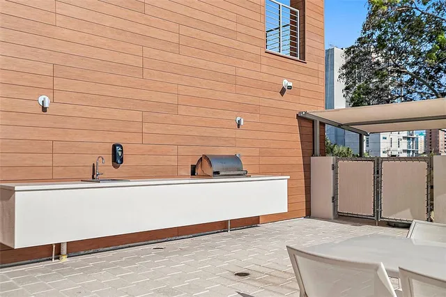 a view of a house with a outdoor space