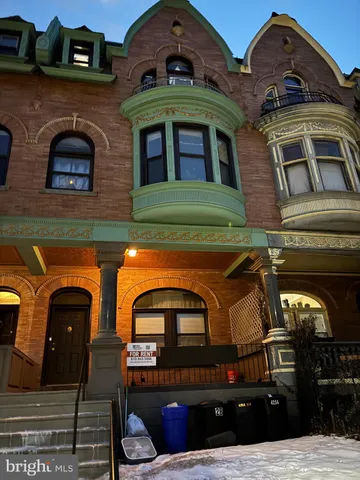a front view of a house with entryway