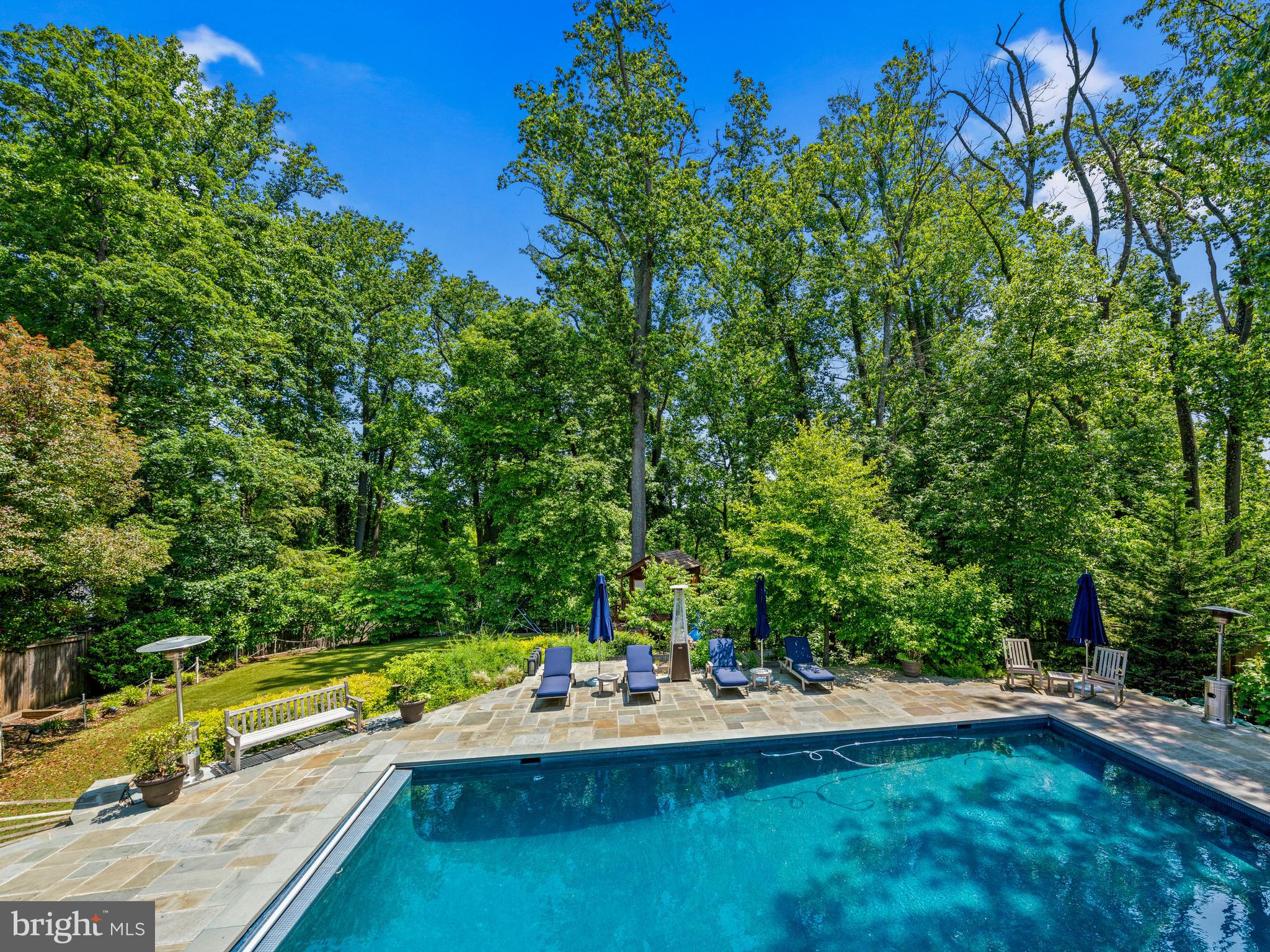 2601 Foxhall Road Northwest Washington, DC 20007 - Photo 30 of 38 Pool and Terrace