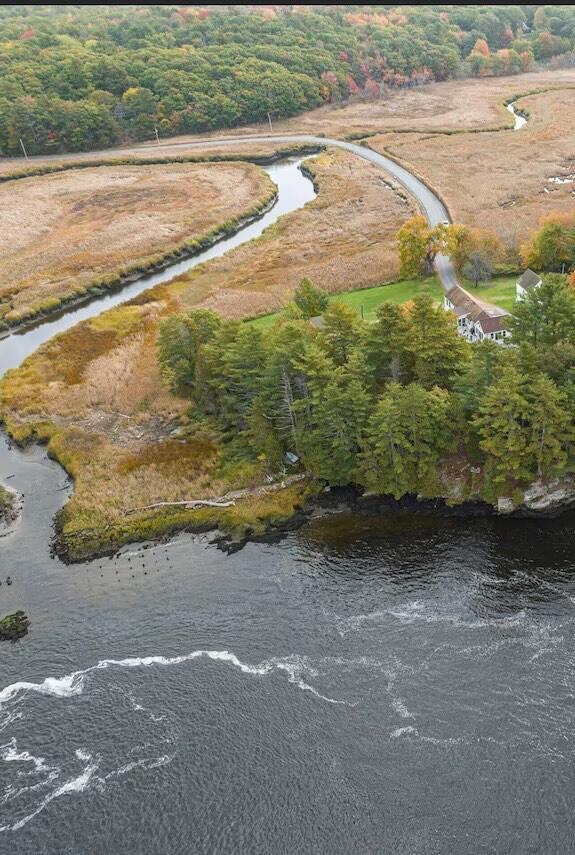 75 Spinney Mill Road Bath, ME 04530 - Photo 1 of 22 Aerial Property View