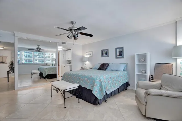 a view of a swimming pool with a lounge chairs