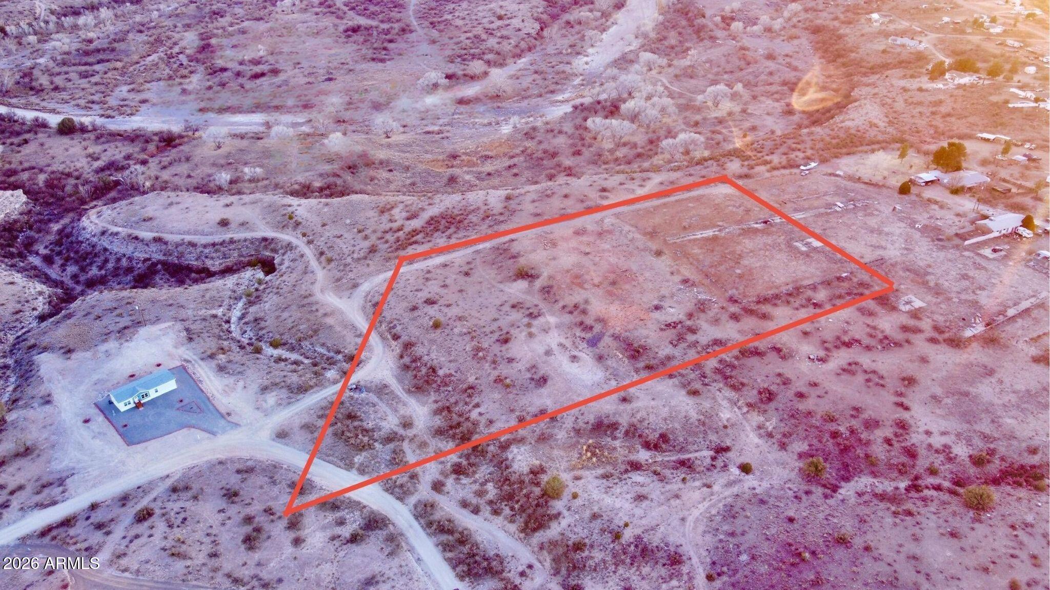 a backyard of a house