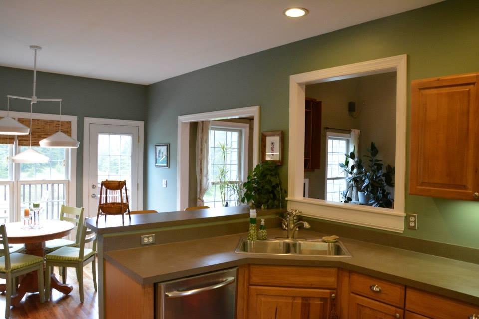3121 New Ridge Road Elliston, VA 24087 - Photo 10 of 28 a kitchen with a sink and a large window