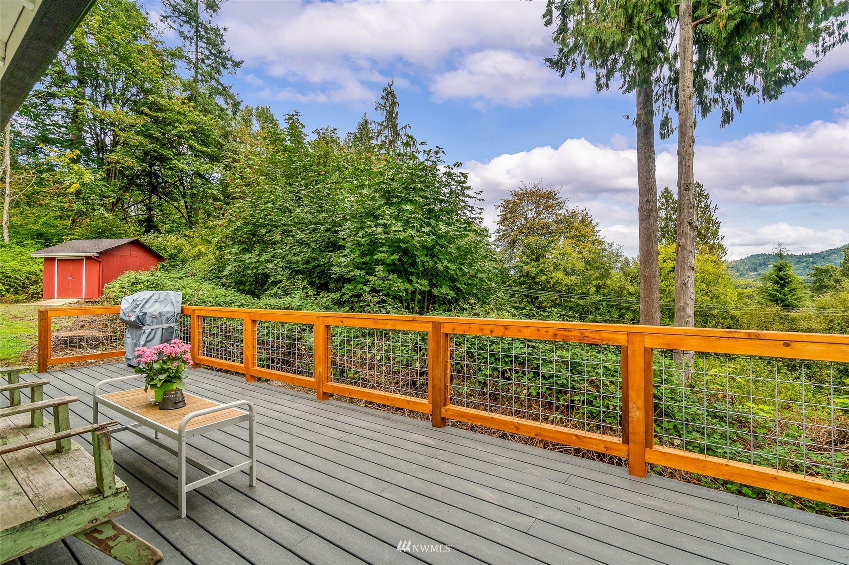 10302 Elliott Road Snohomish, WA 98296 - Photo 16 of 24 a view of outdoor space with seating