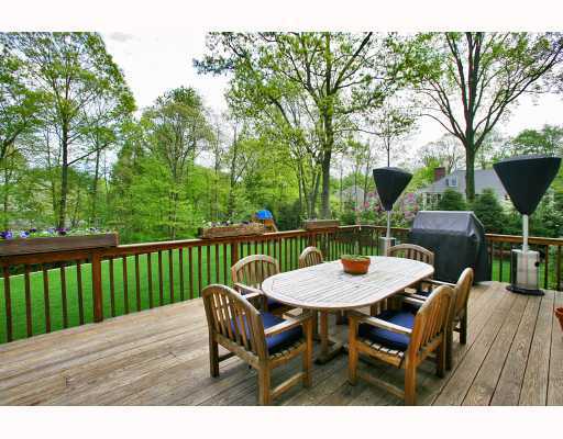 Undisclosed Address Darien, CT 06820 - Photo 11 of 16 a view of a table and chairs in the patio