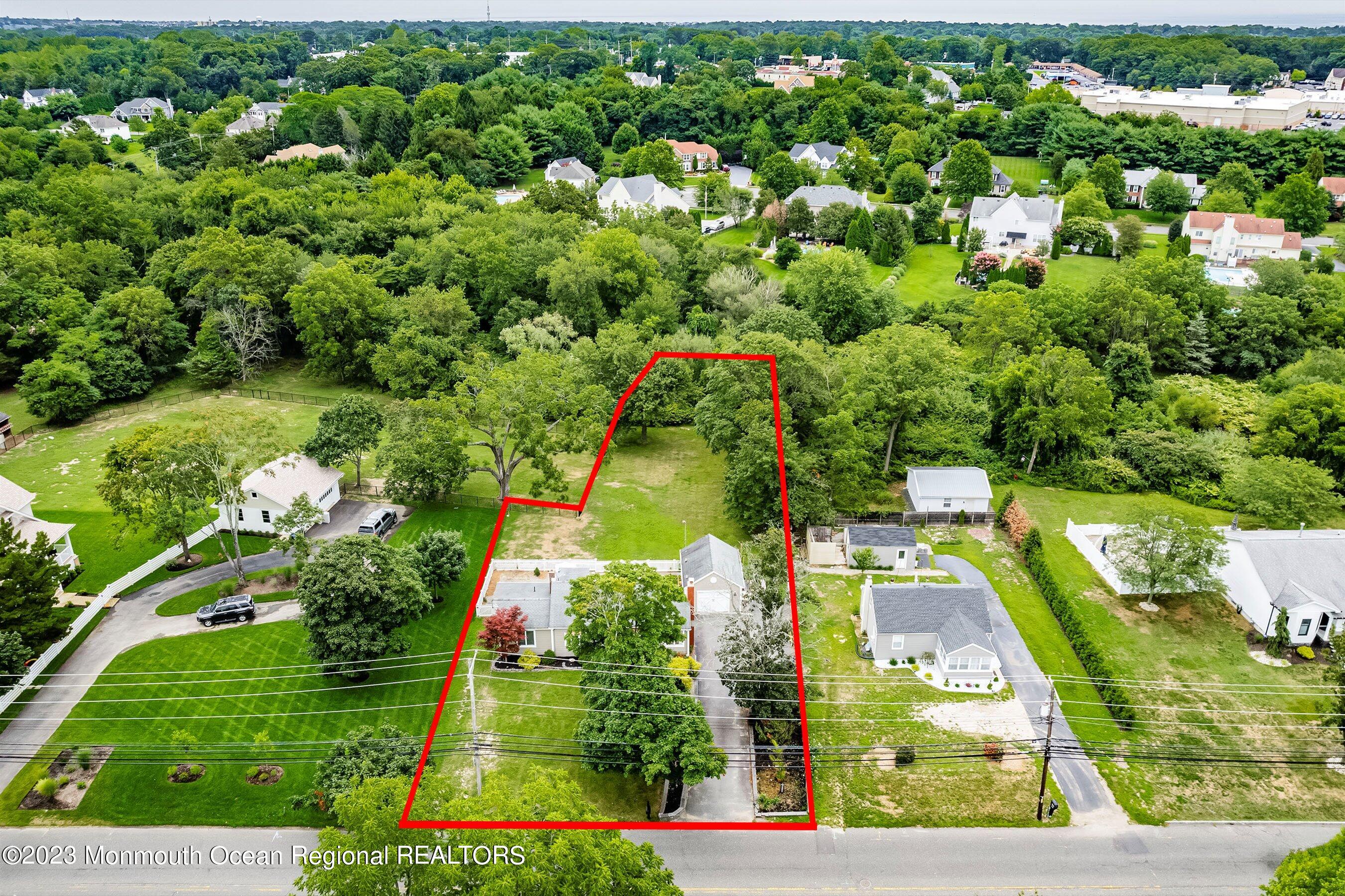 1910 New Bedford Road Wall, NJ 07719 - Photo 2 of 31 Front Aerial OUTLINE