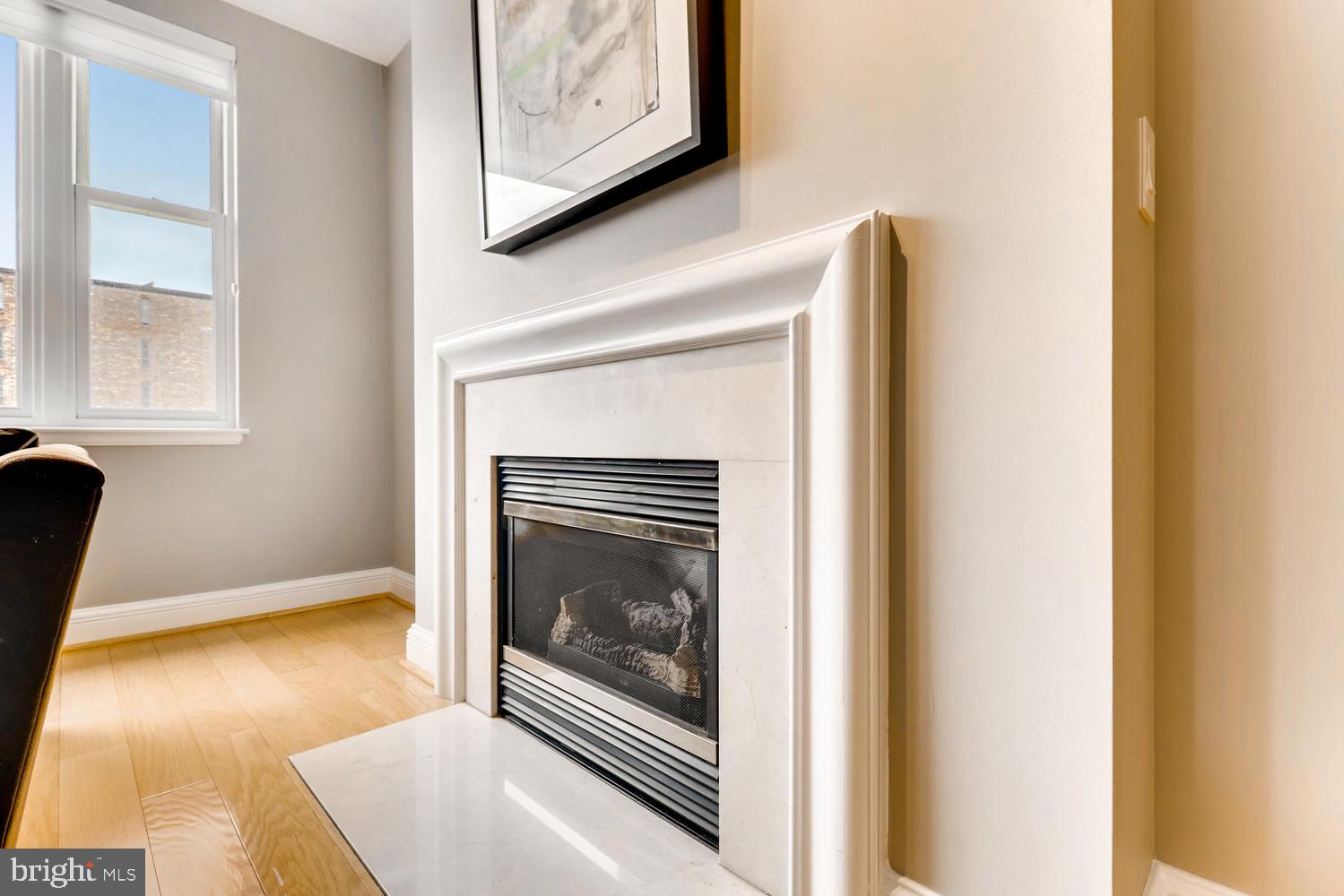 801 Key Highway, Unit 364 Baltimore, MD 21230 - Photo 11 of 51 Living Room Gas Fireplace