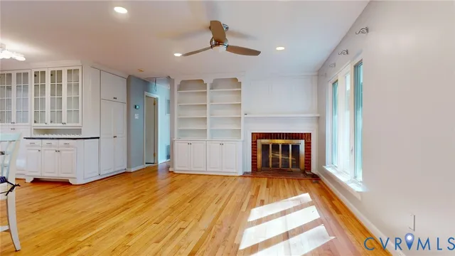 a view of an empty room