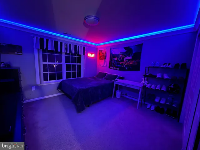 a view of livingroom with furniture and chandelier