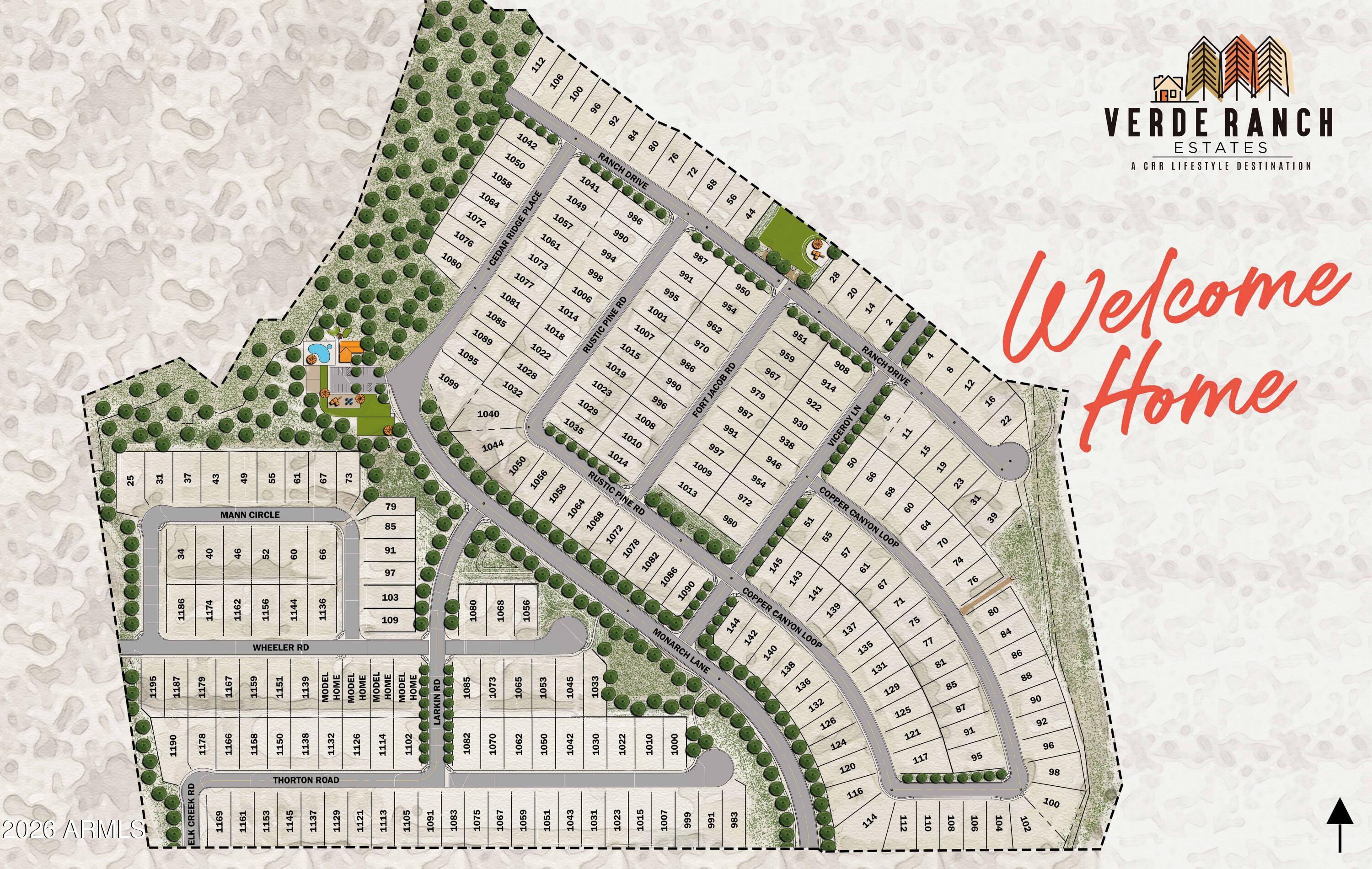 39 Ranch Drive Camp Verde, AZ 86322 - Photo 65 of 65 Verde_Ranch_Estates_Plot_Map