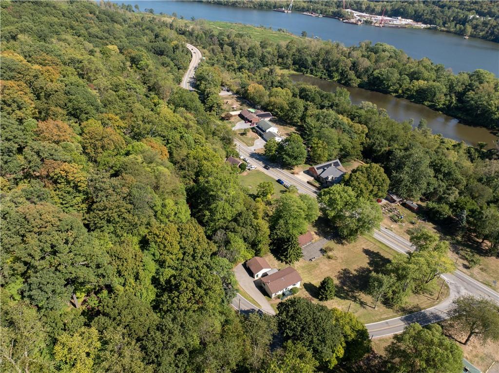 0 Barclay Hill Road Beaver, PA 15009 - Photo 6 of 7 an aerial view of residential house with outdoor space and trees all around
