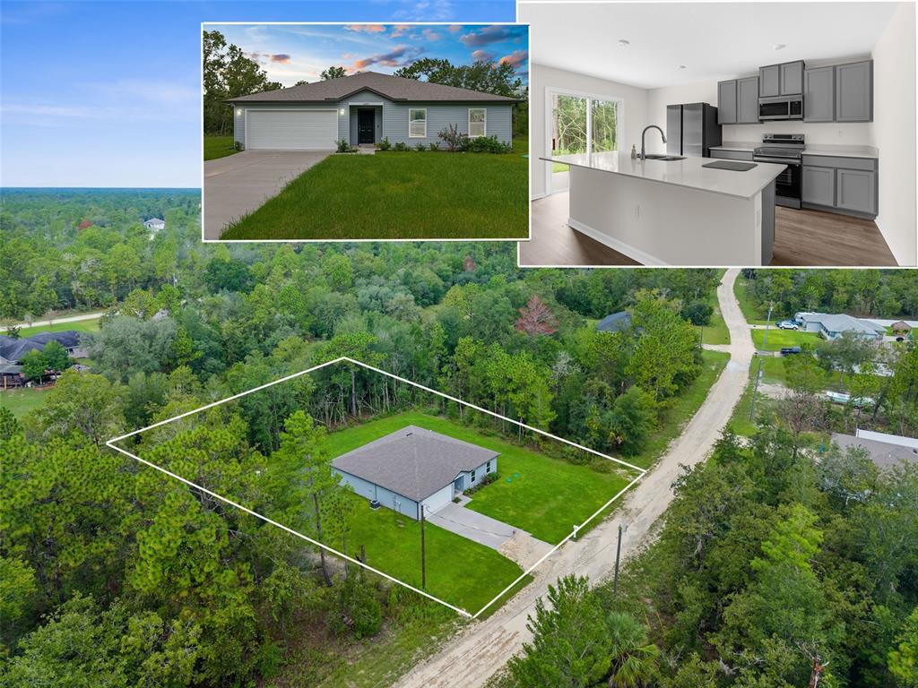 14247 Earline Road Brooksville, FL 34614 - Photo 1 of 1 a view of a house with a backyard