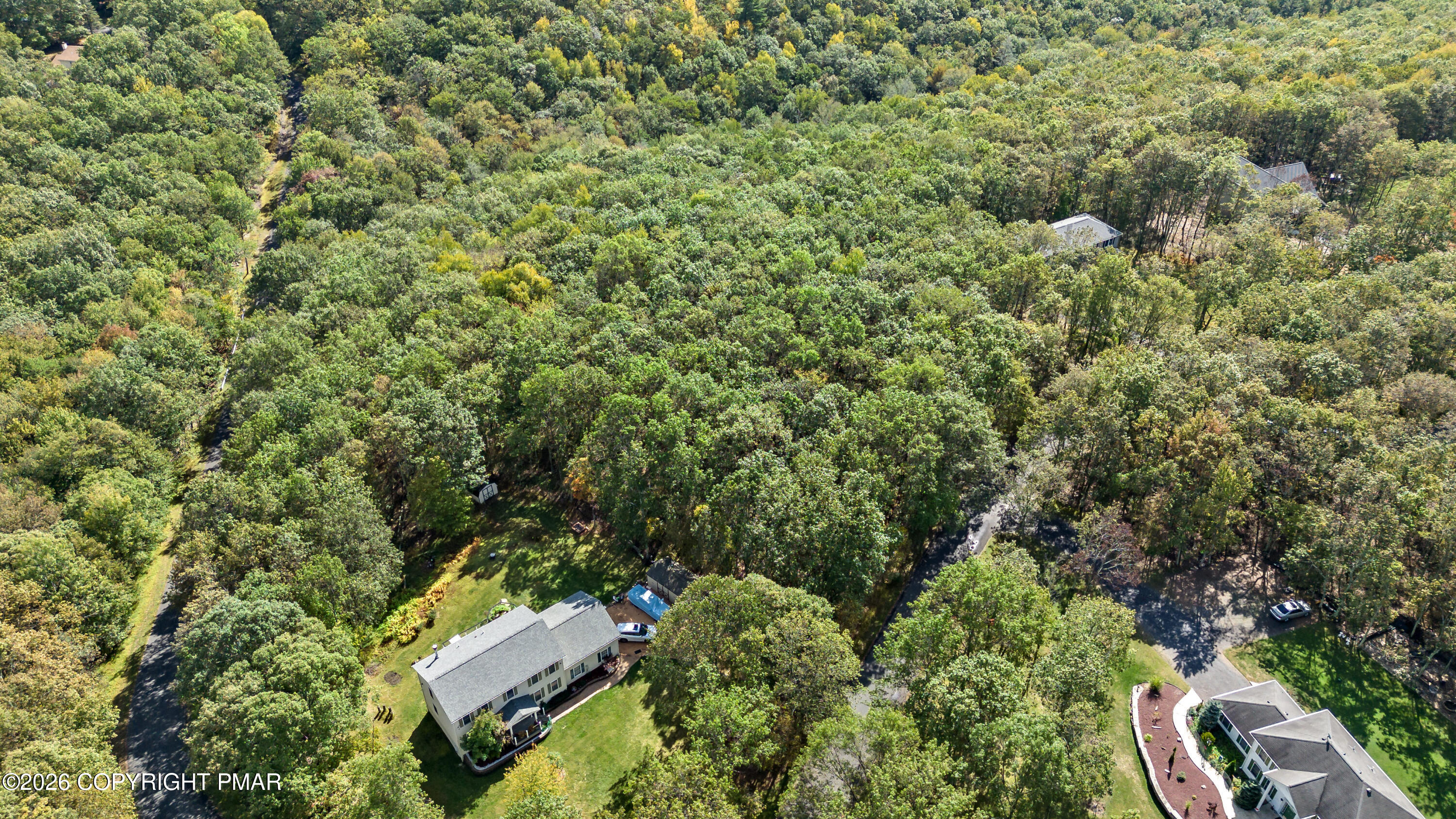 Stone Ridge Road Albrightsville, PA 18210 - Photo 6 of 8 an aerial view of a house with yard