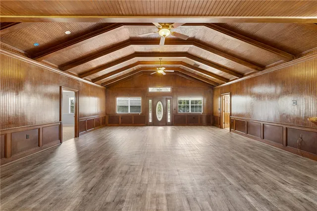 a view of an empty room