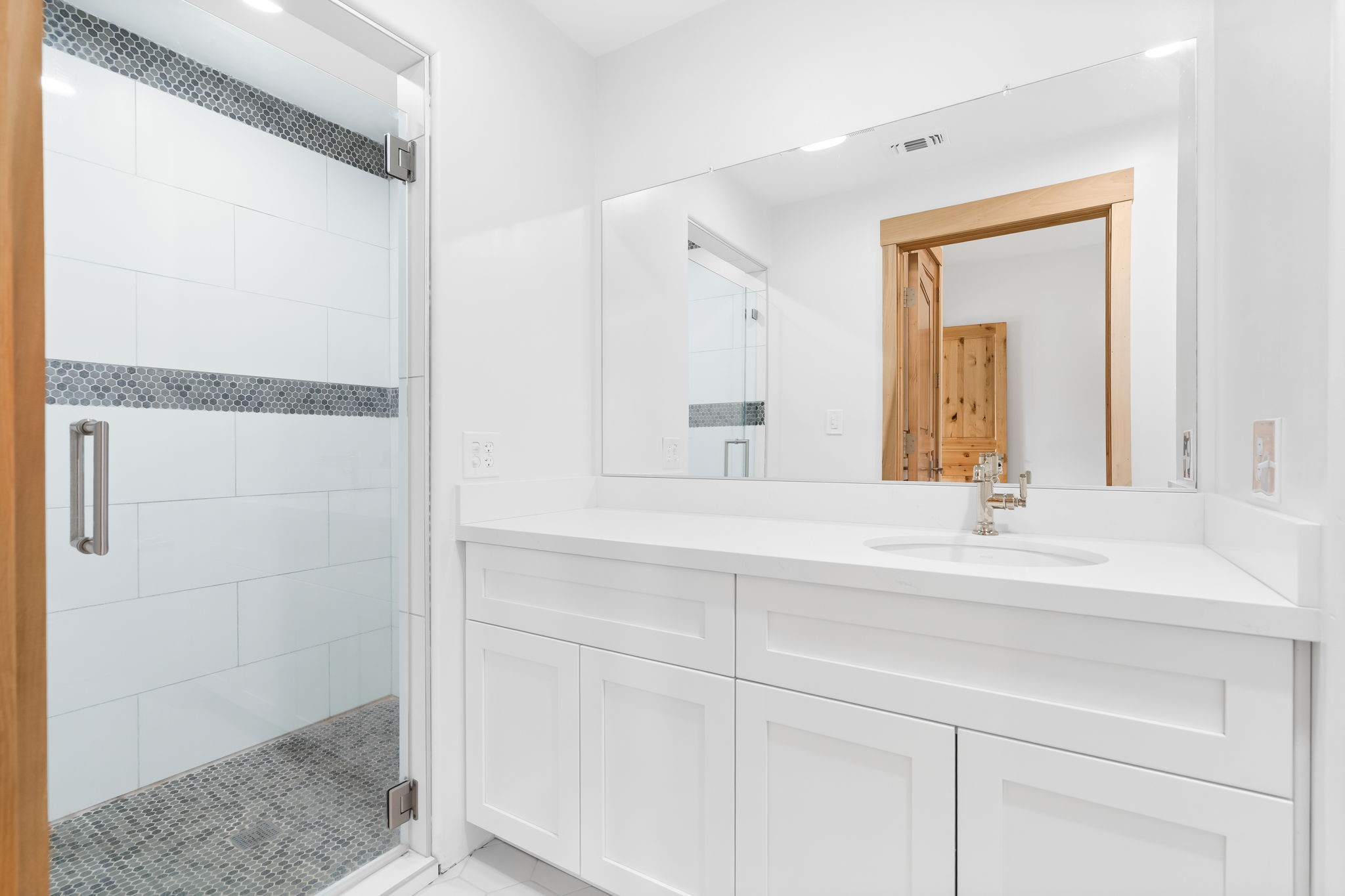 1925 Hills Road Carmine, TX 78932 - Photo 30 of 49 a bathroom with a sink and a mirror