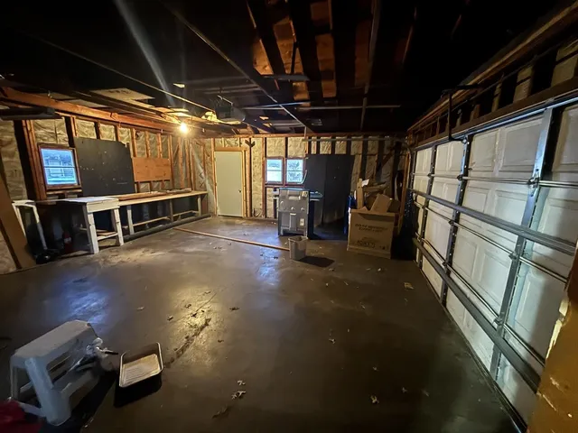 a view of storage and utility room