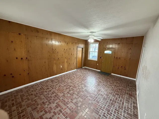 wooden floor in an empty room