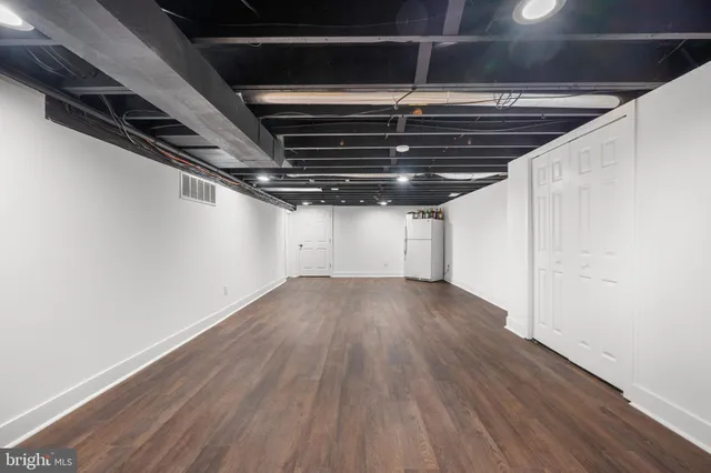 a view of storage and utility room