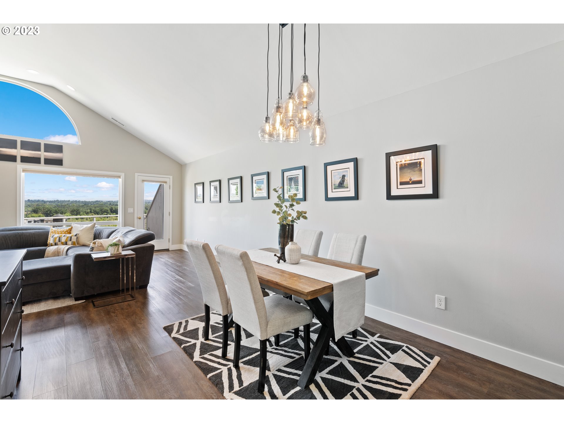 5411 Southwest View Point Terrace Portland, OR 97239 - Photo 4 of 44 a view of a livingroom and dining room