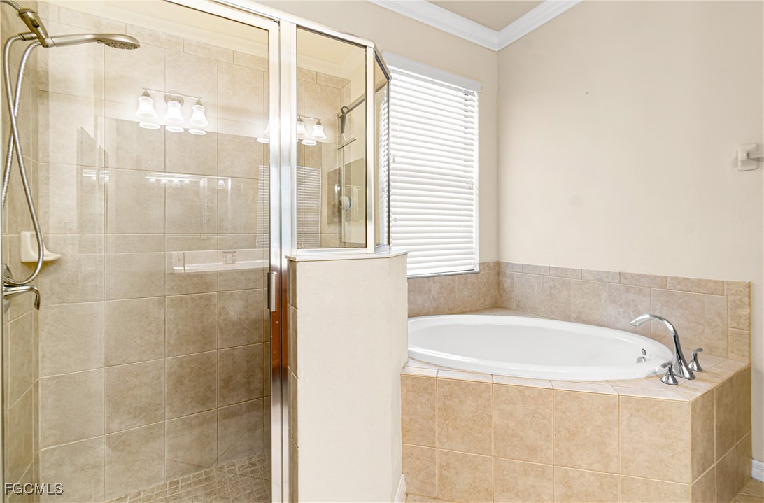 9101 Water Tupelo Road Fort Myers, FL 33912 - Photo 21 of 43 a bathroom with a tub and a shower