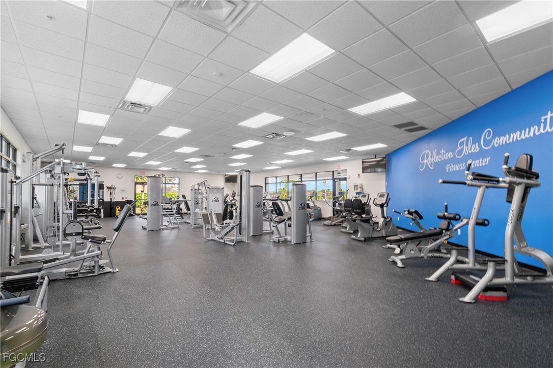 9101 Water Tupelo Road Fort Myers, FL 33912 - Photo 42 of 43 a view of a room with gym equipment