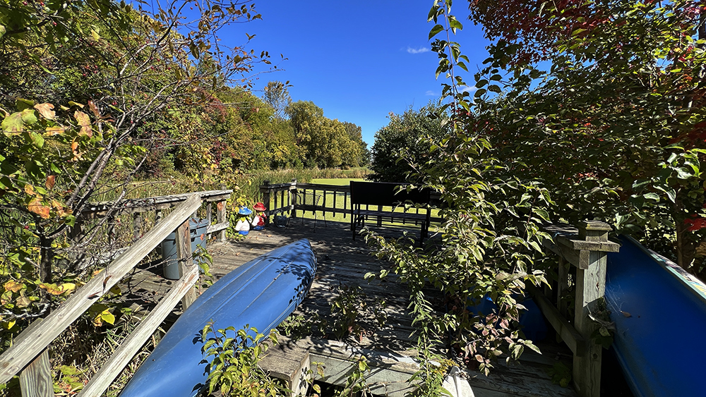 18510 Sand Road Fulton, IL 61252 - Photo 25 of 54 a balcony with wooden floor