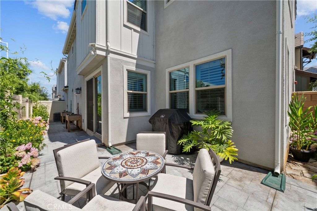 1663 Rosewell Road West Covina, CA 91791 - Photo 38 of 45 a view of a patio with couple of chairs and a potted plant