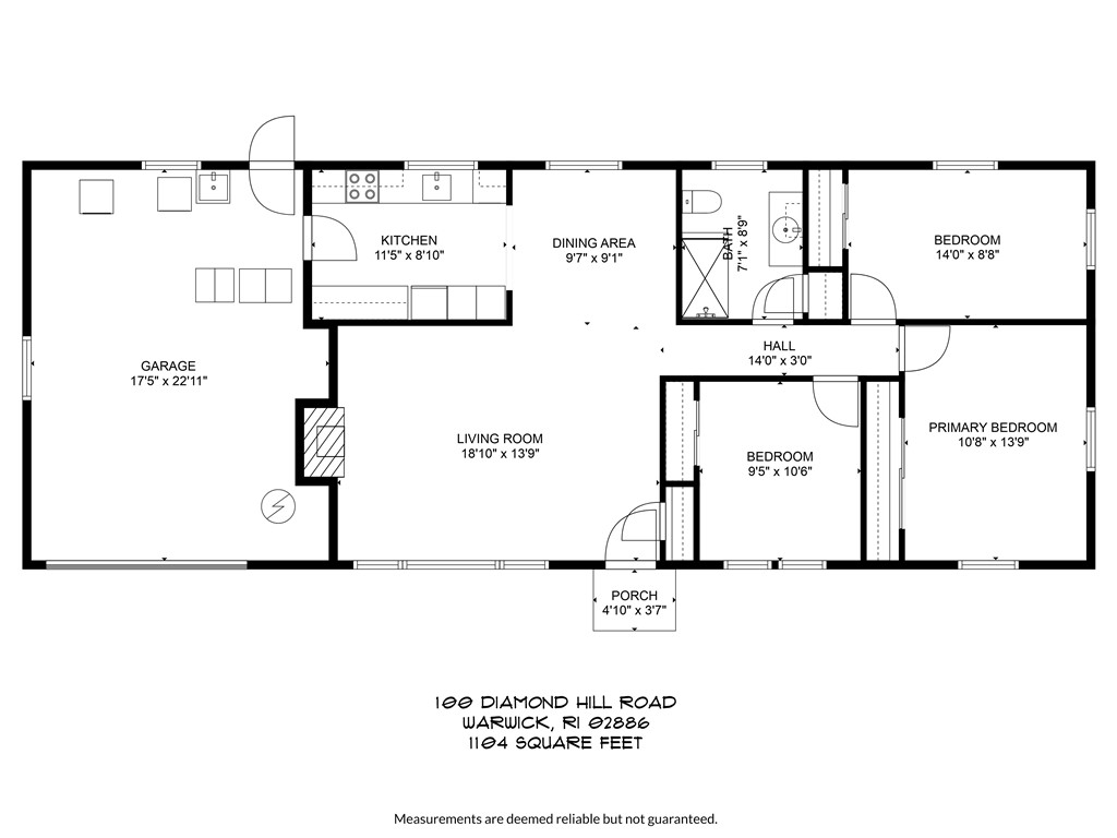 100 Diamond Hill Road Warwick, RI 02886 - Photo 23 of 23 Floor plan