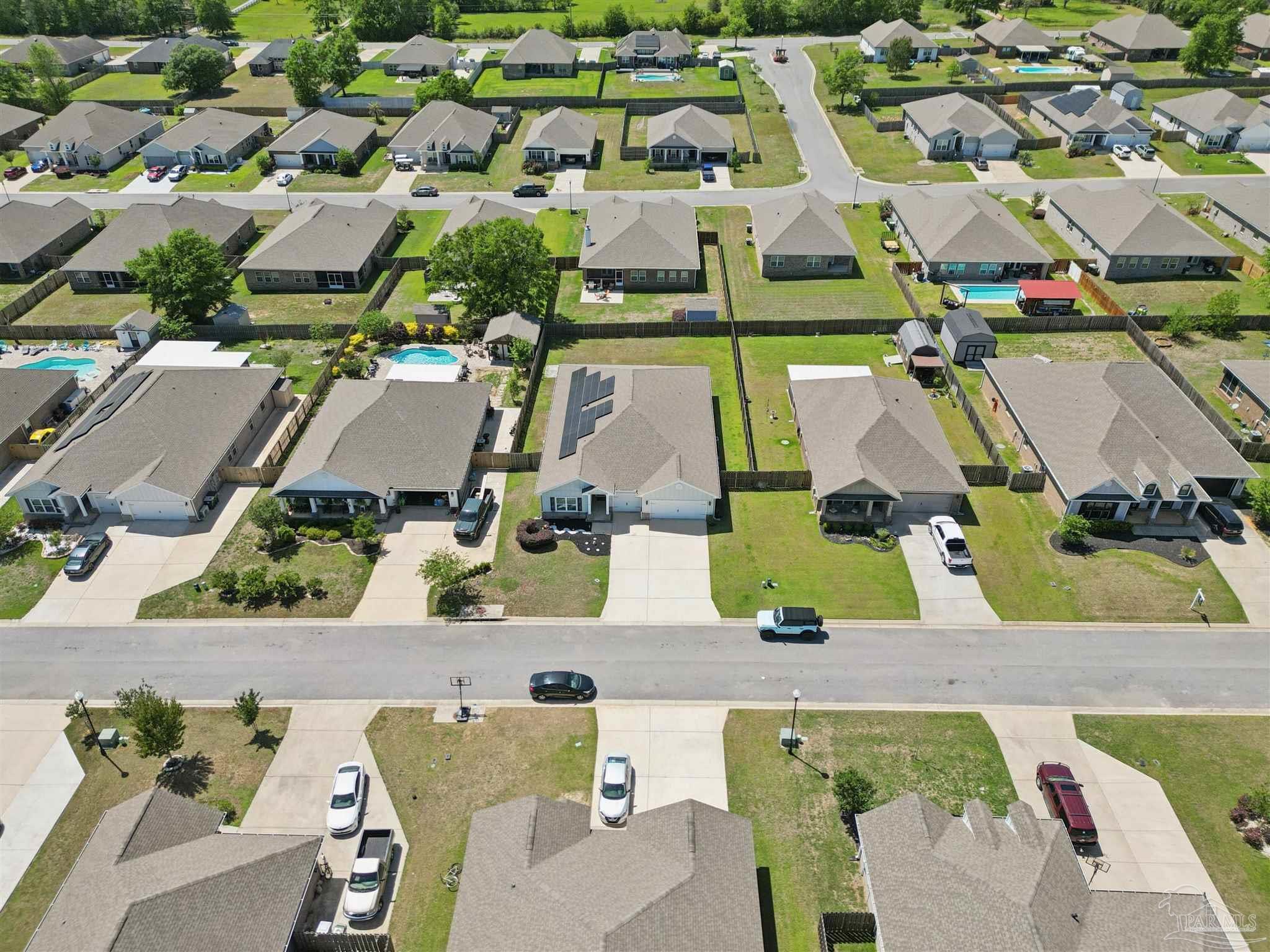 335 Cayden Way Cantonment, FL 32533 - Photo 27 of 30 an aerial view of residential houses with outdoor space