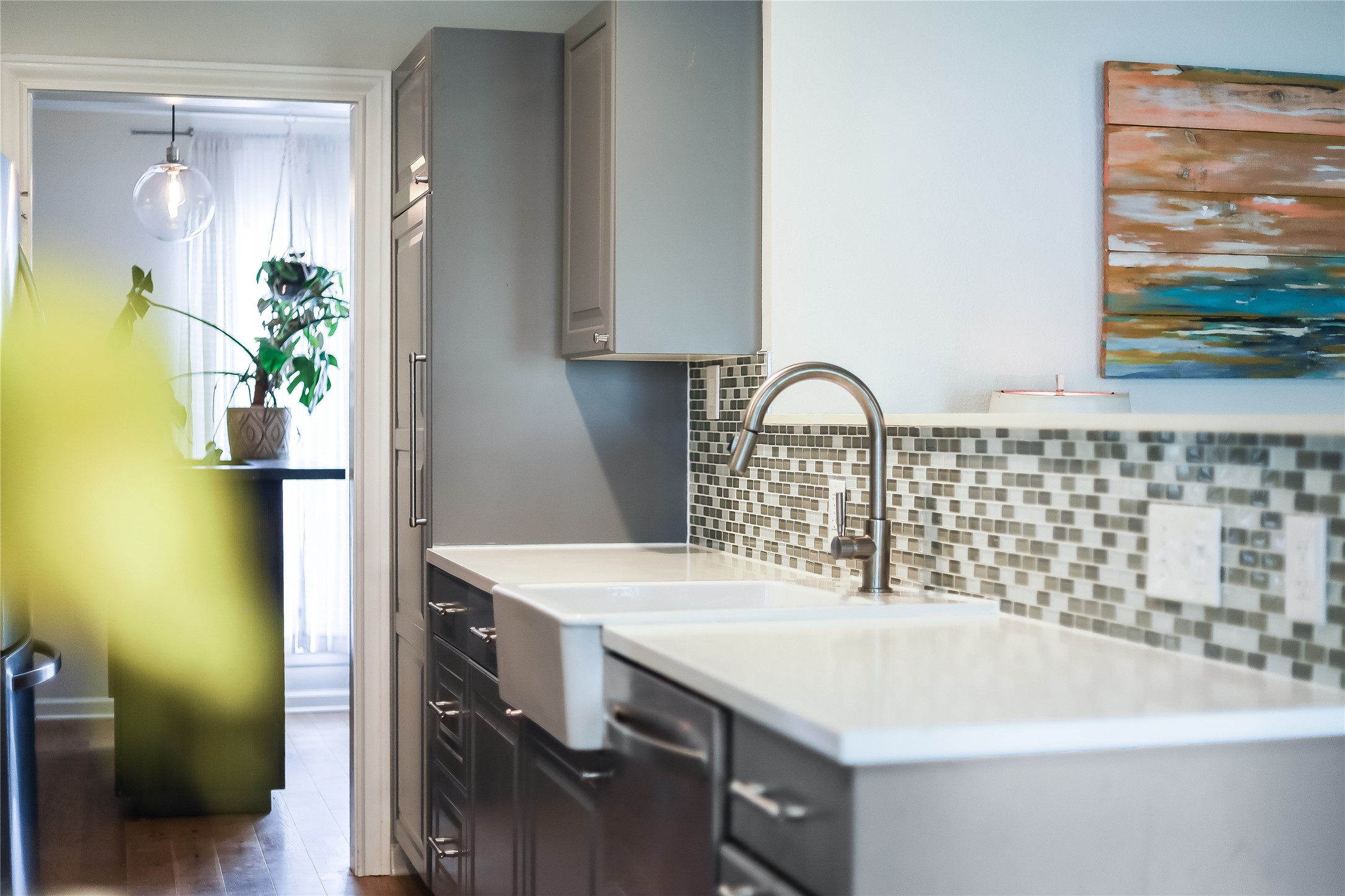 7300 Glenhill Road Austin, TX 78752 - Photo 14 of 37 a bathroom with a sink and a mirror