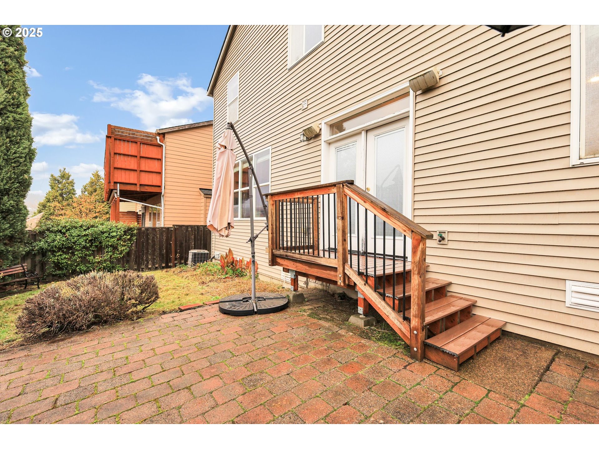 13765 Southwest Florentine Avenue Portland, OR 97223 - Photo 30 of 34 a view of a roof deck with chair and wooden floor