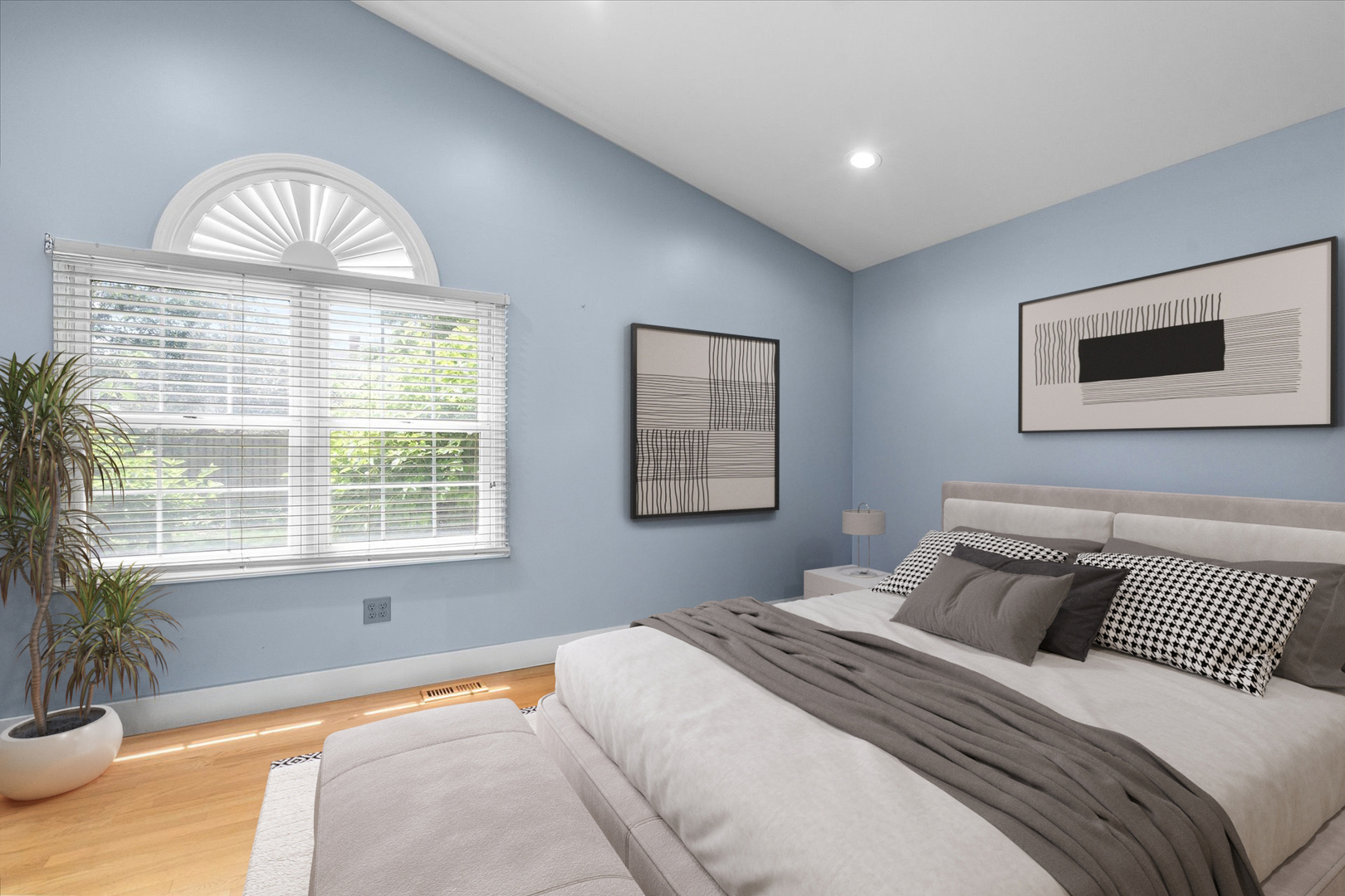 838 Havenshire Road Naperville, IL 60565 - Photo 20 of 48 a bedroom with a bed and a window