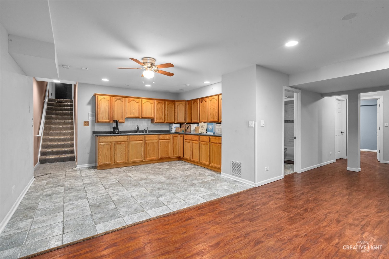 838 Havenshire Road Naperville, IL 60565 - Photo 33 of 48 a view of a kitchen with a sink and a kitchen