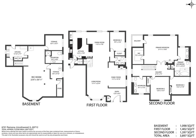 $899,000 | 6741 Ramona, Lincolnwood, IL 60712
